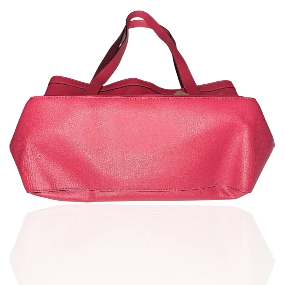 Coach C4063 Leather Horse‎ Carriage Tote Bag Burgundy/Maroon Charm